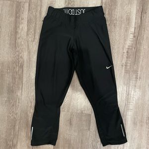Nike Dri-FIT Black Capri Leggings